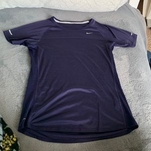 Nike running navy blue shirt size medium